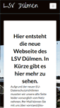 Mobile Screenshot of lsv-duelmen.de